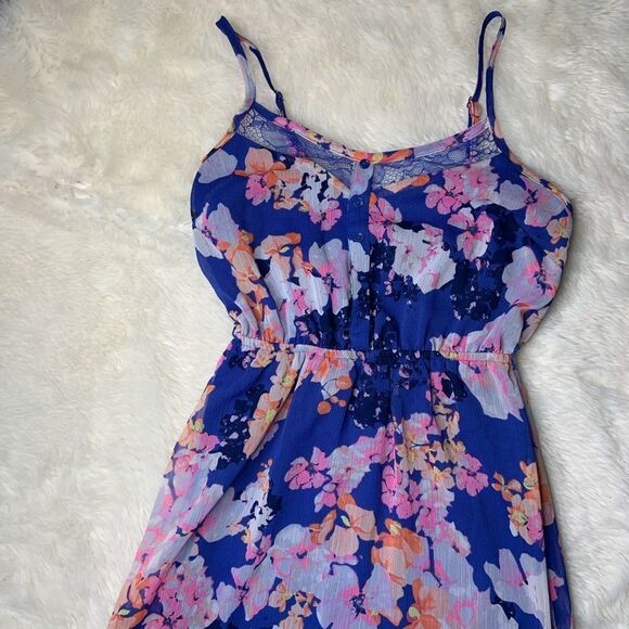 Flower Blue Dress - Picture 1 of 4